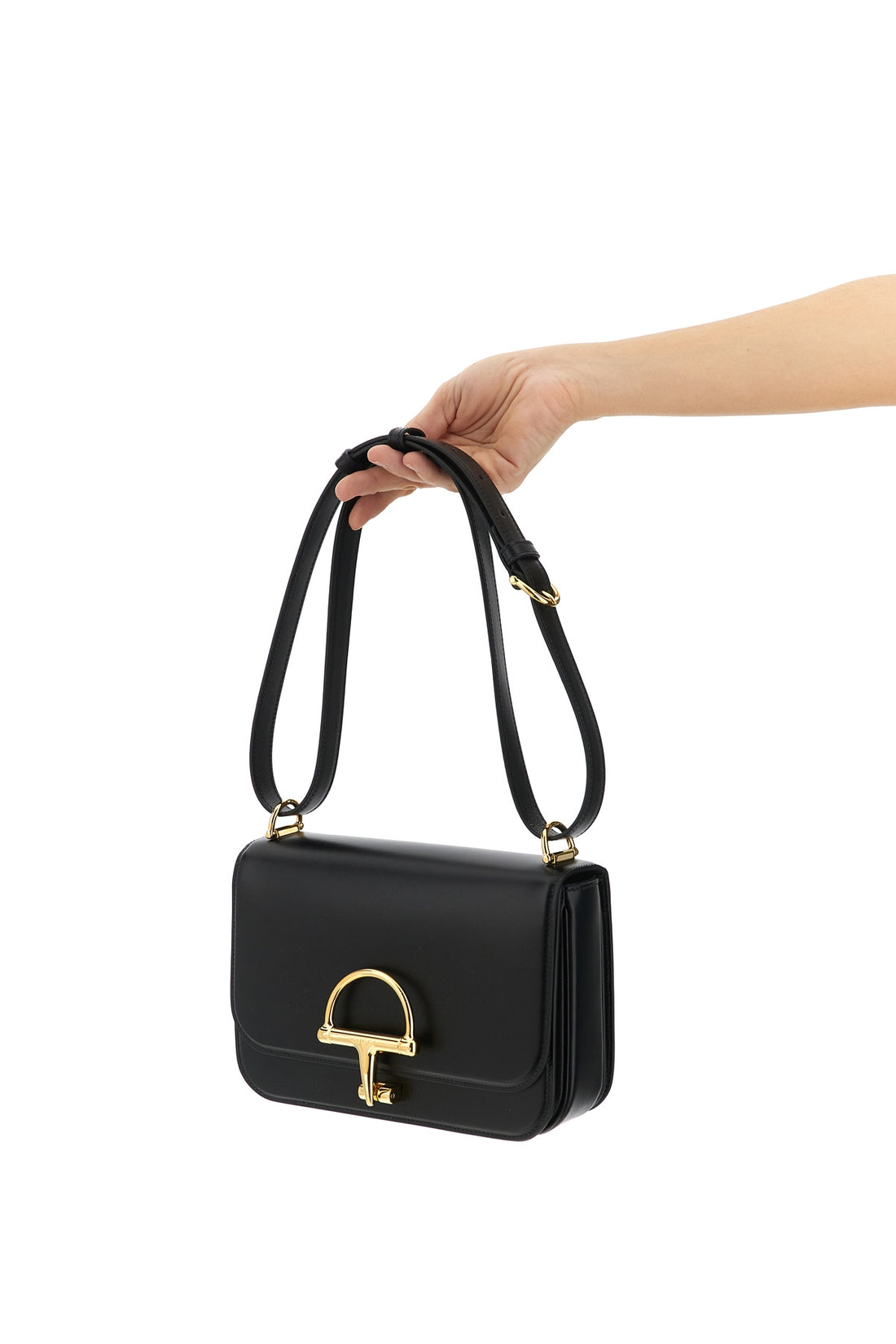 GUCCI OS siena smooth leather crossbody bag