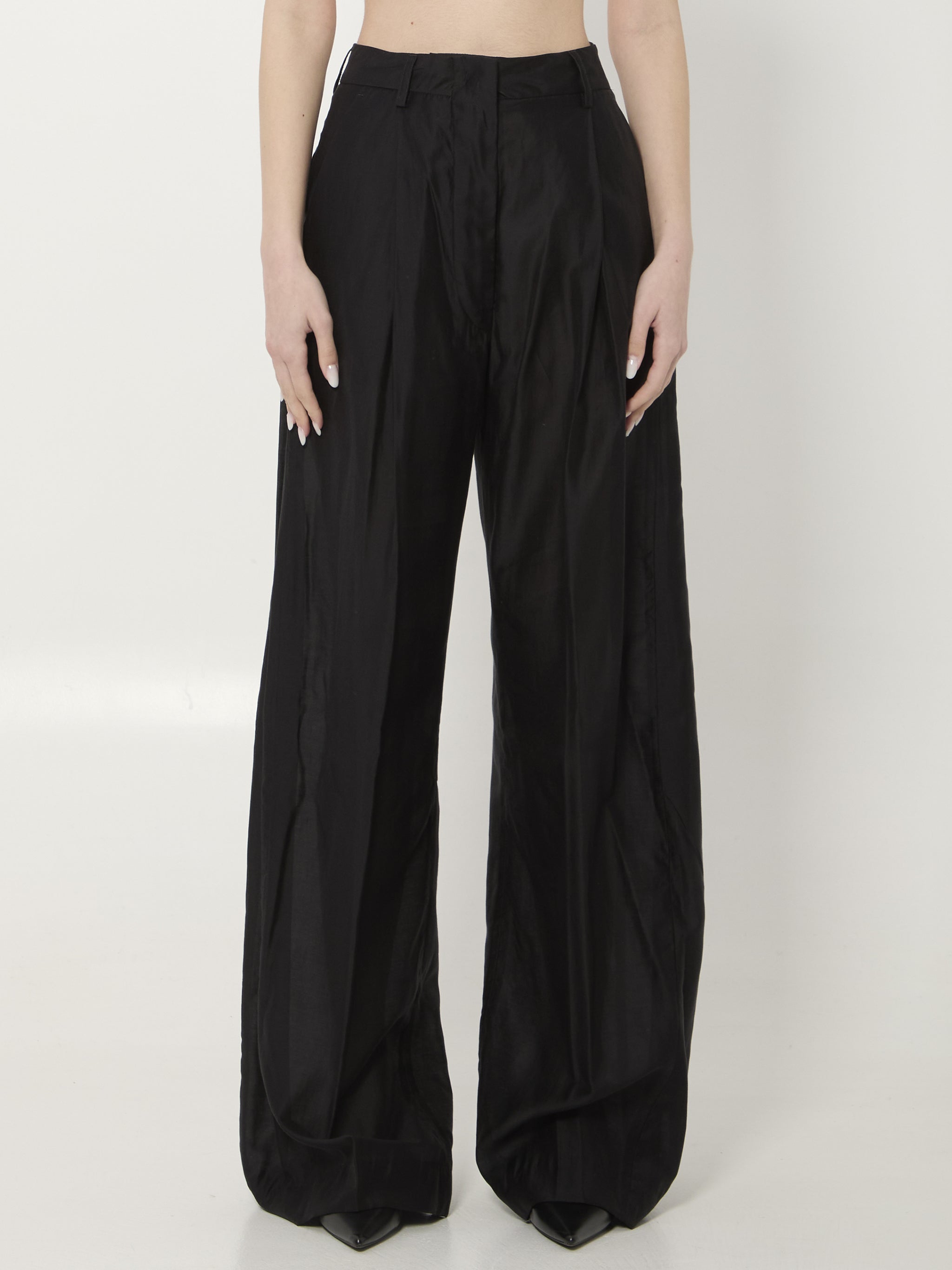 billie lightweight muslin trousers