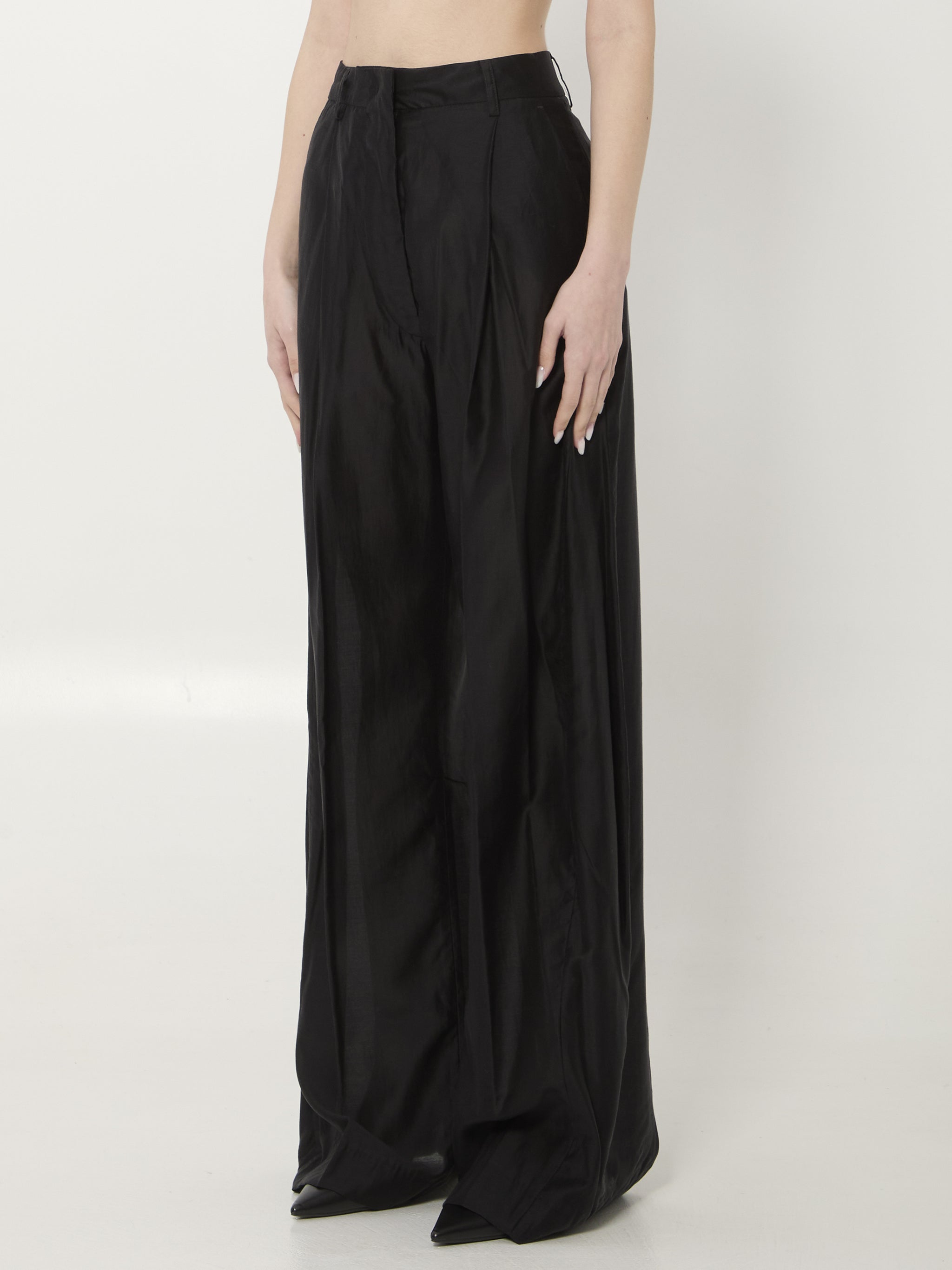 billie lightweight muslin trousers