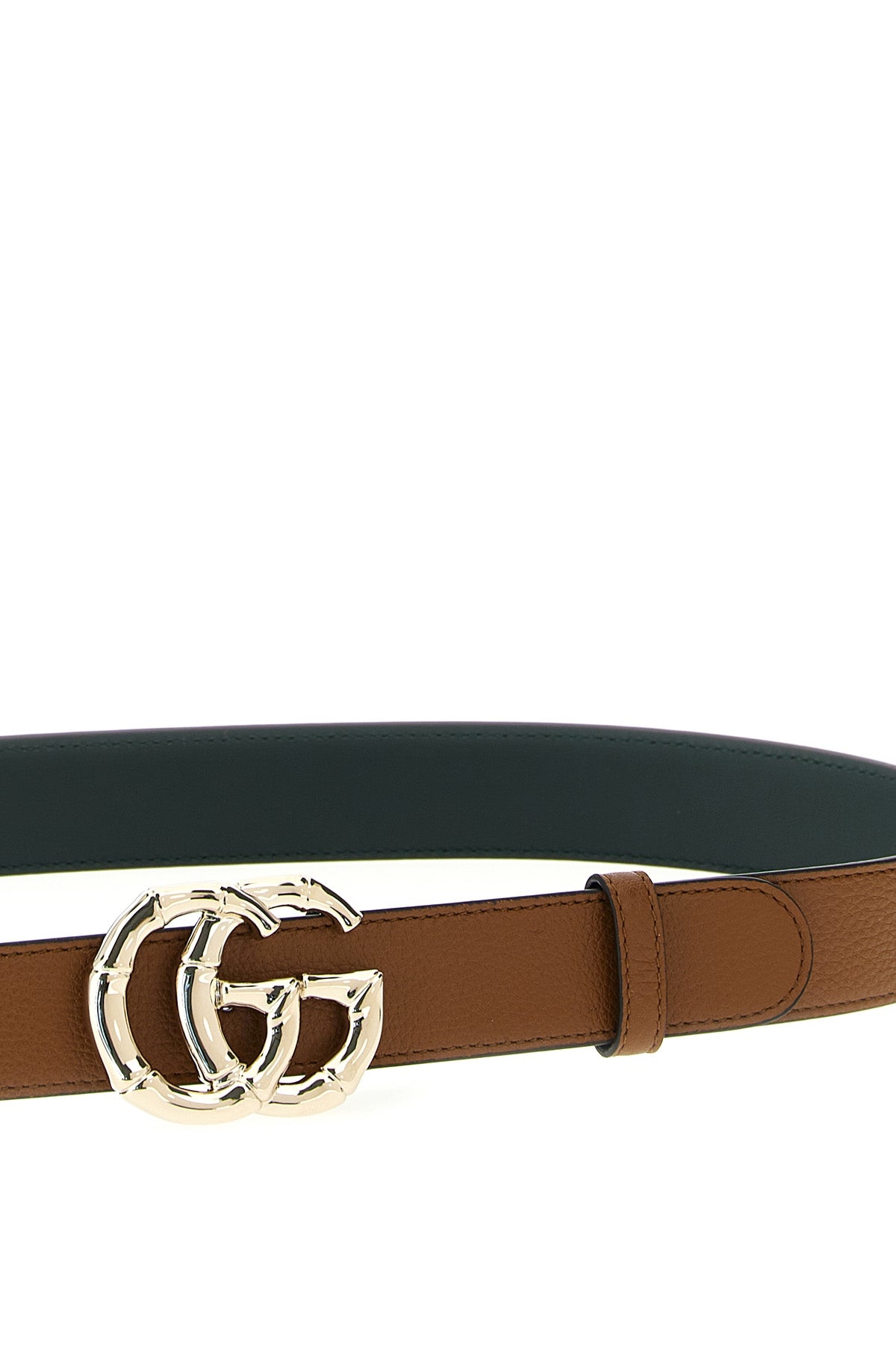 gg marmont hammered leather belt