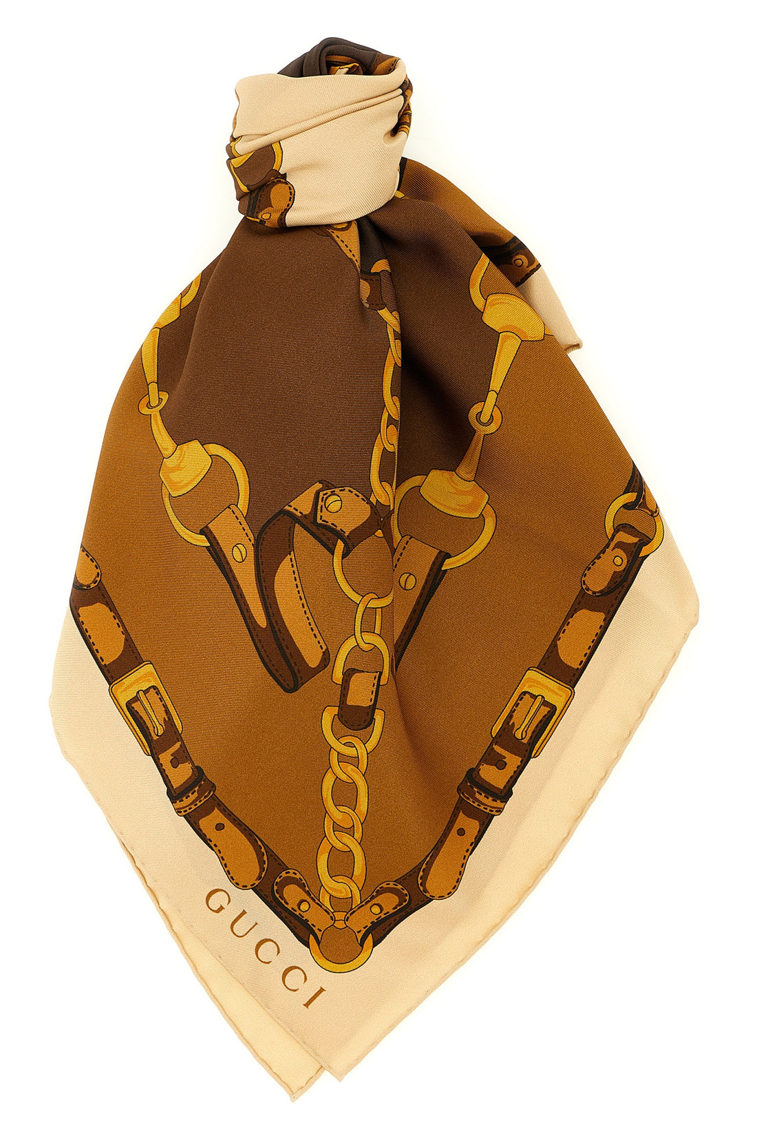 GUCCI OS morsetto print silk carré