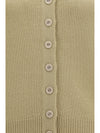 reversible cashmere button sweater