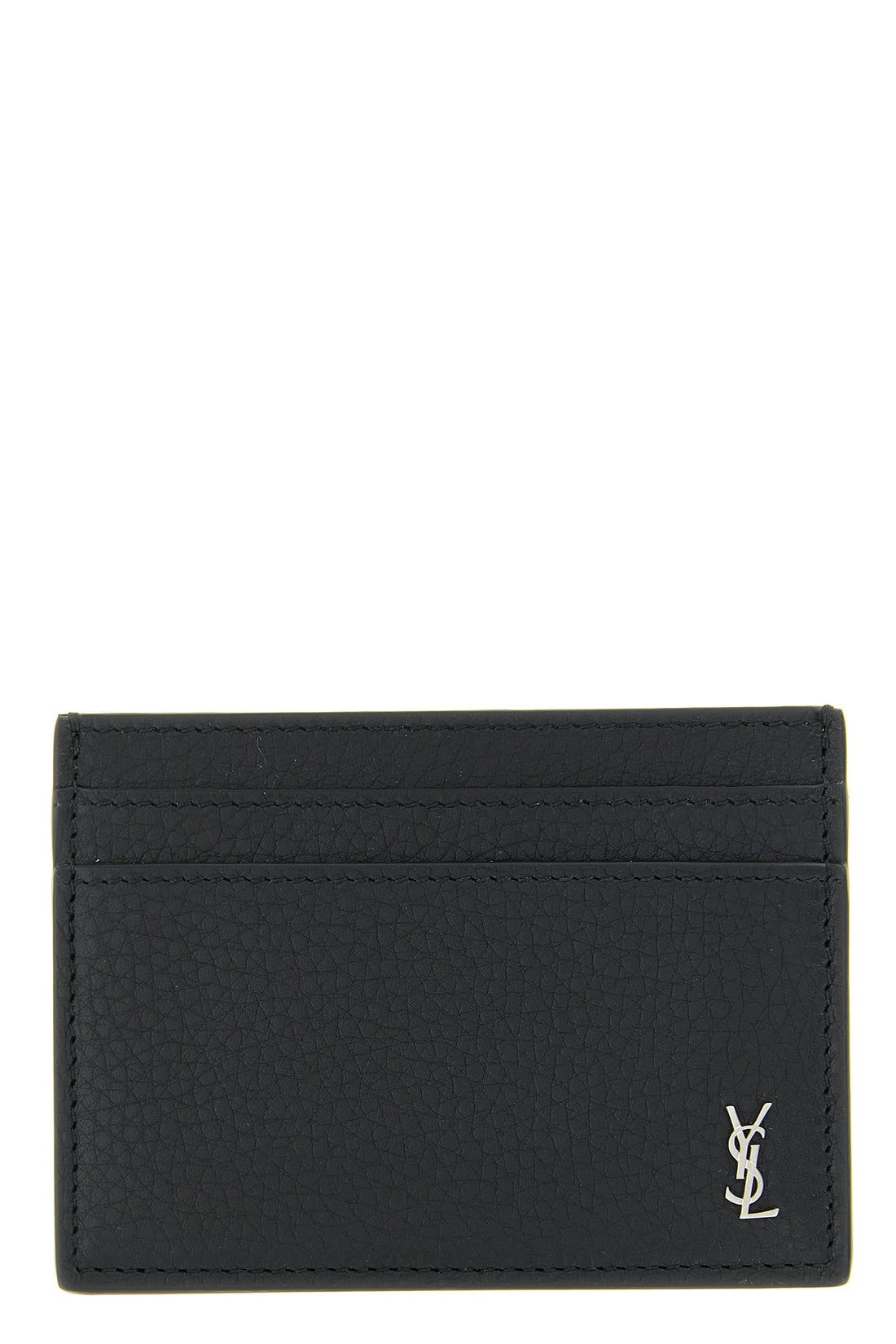 SAINT LAURENT OS monogramme leather card holder