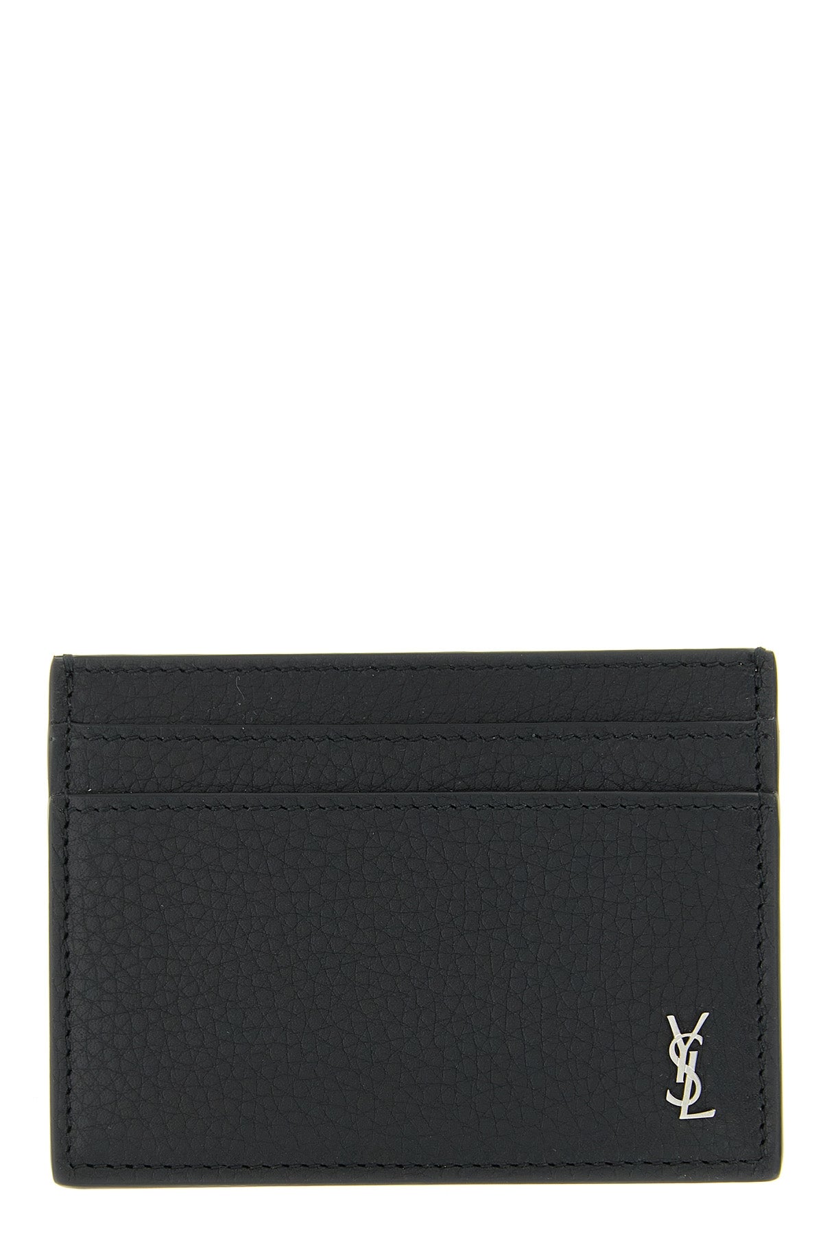 monogramme leather card holder