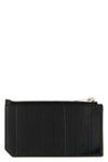 eel leather card holder