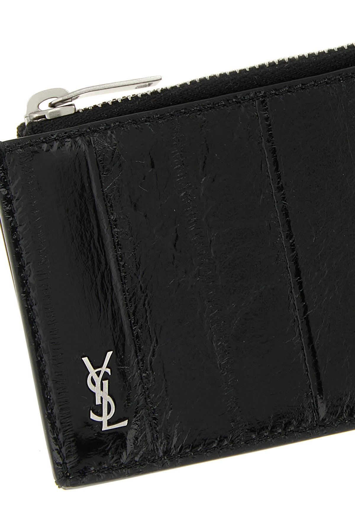 eel leather card holder