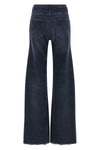 used-effect cotton denim jeans