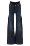 used-effect cotton denim jeans