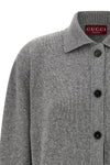 polo style cashmere blend cardigan