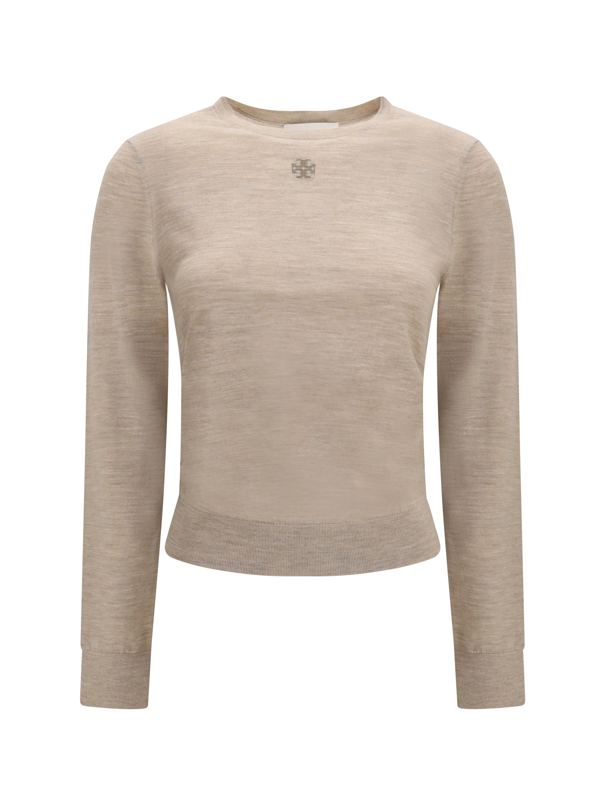 t logo wool sweater