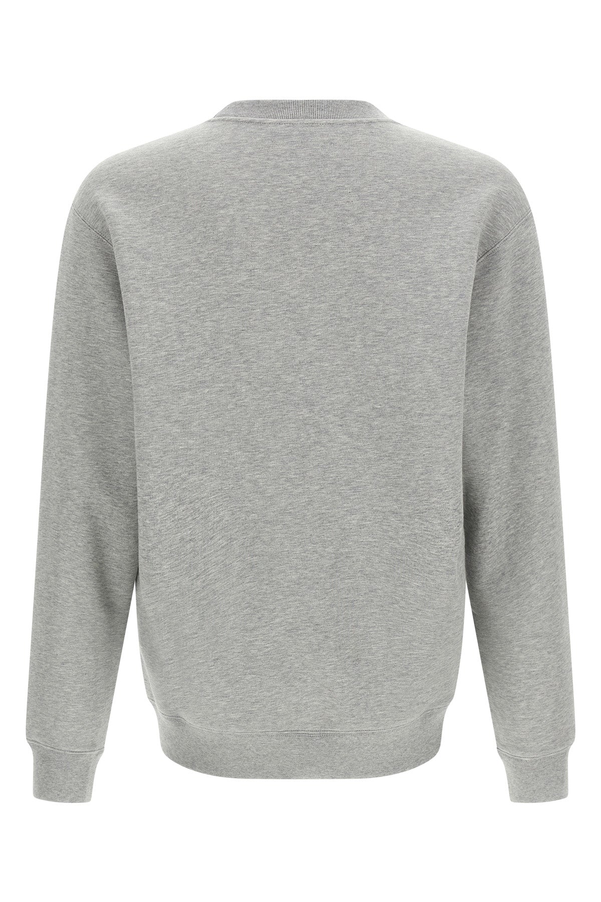 sweatshirt in brushed cotton jersey mélange