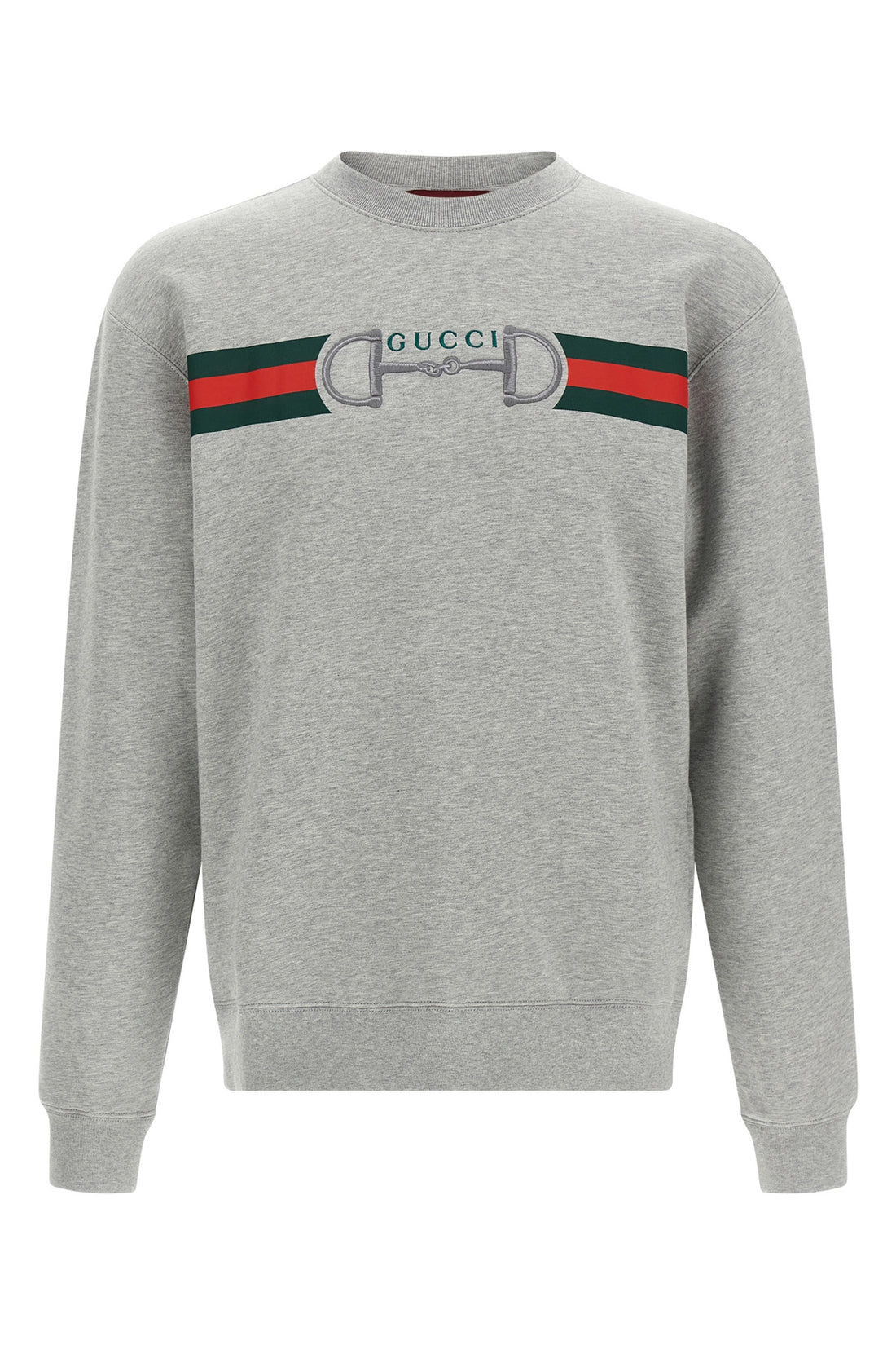 GUCCI M sweatshirt in brushed cotton jersey mélange