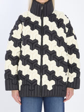 RAXXY S black and white puffer jacket