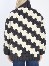 RAXXY S black and white puffer jacket