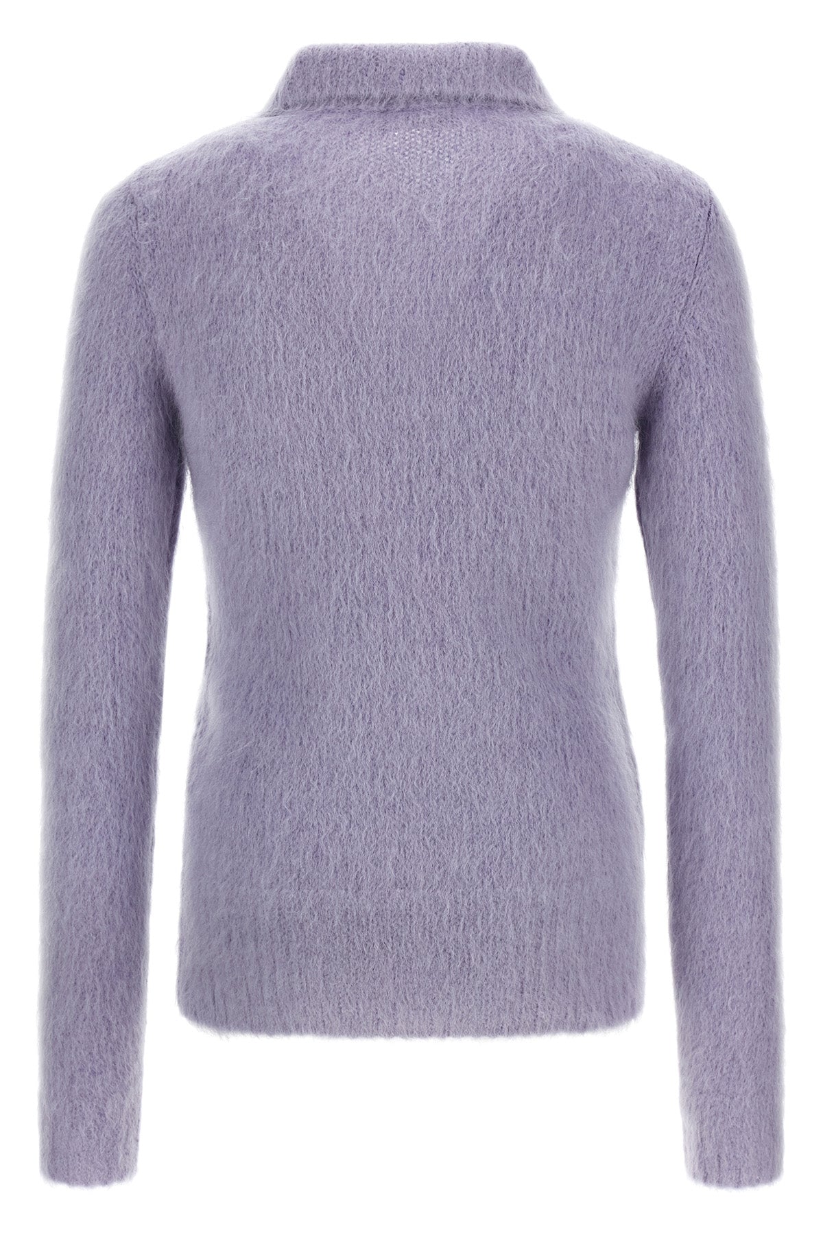 cardigan in brushed mohair blend wool