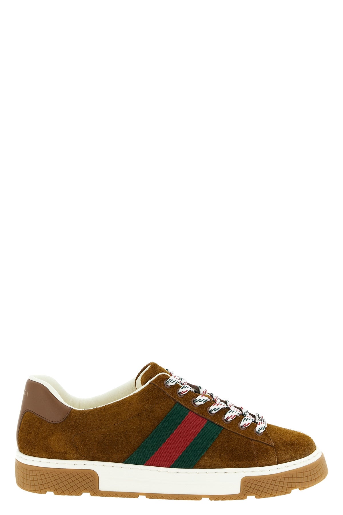 gucci ace suede sneakers