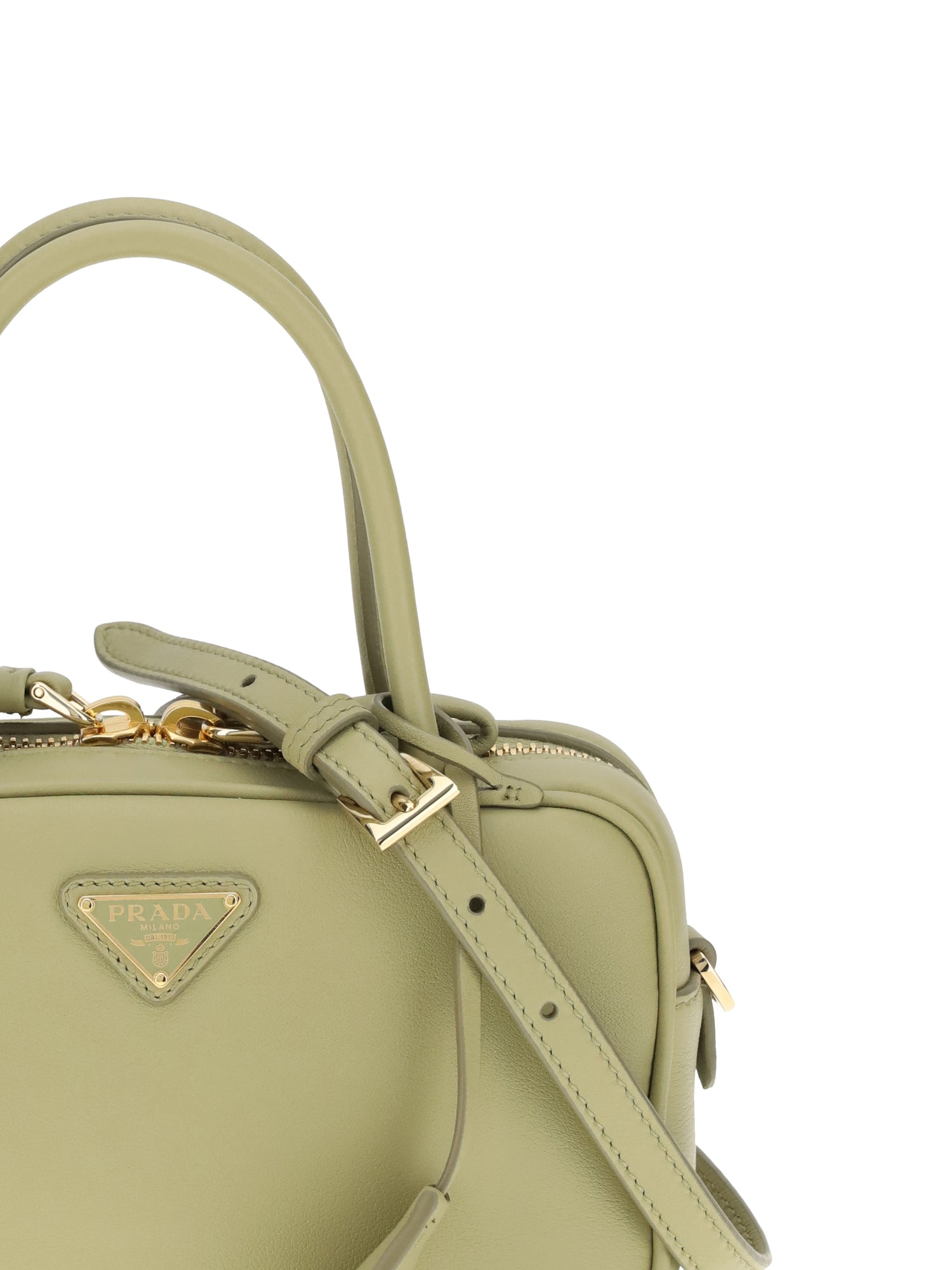 PRADA OS leather handbag