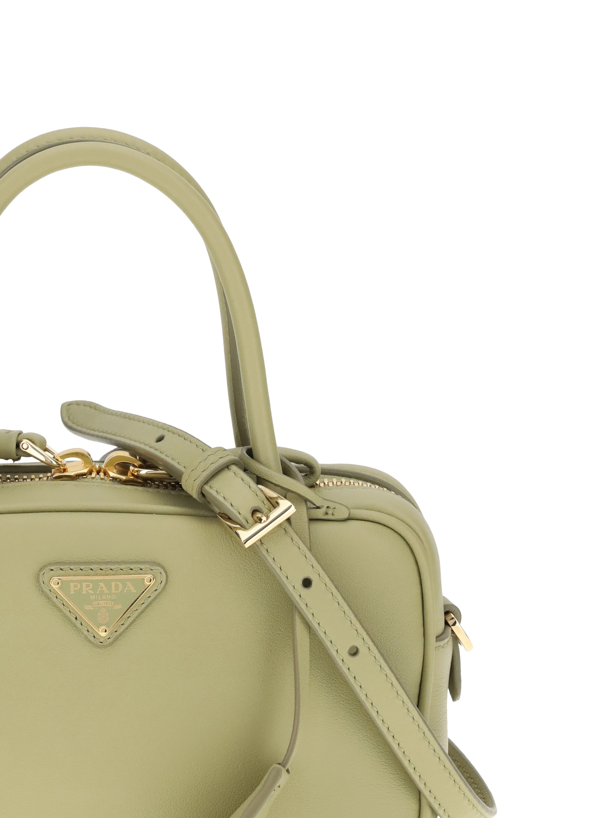 PRADA OS leather handbag