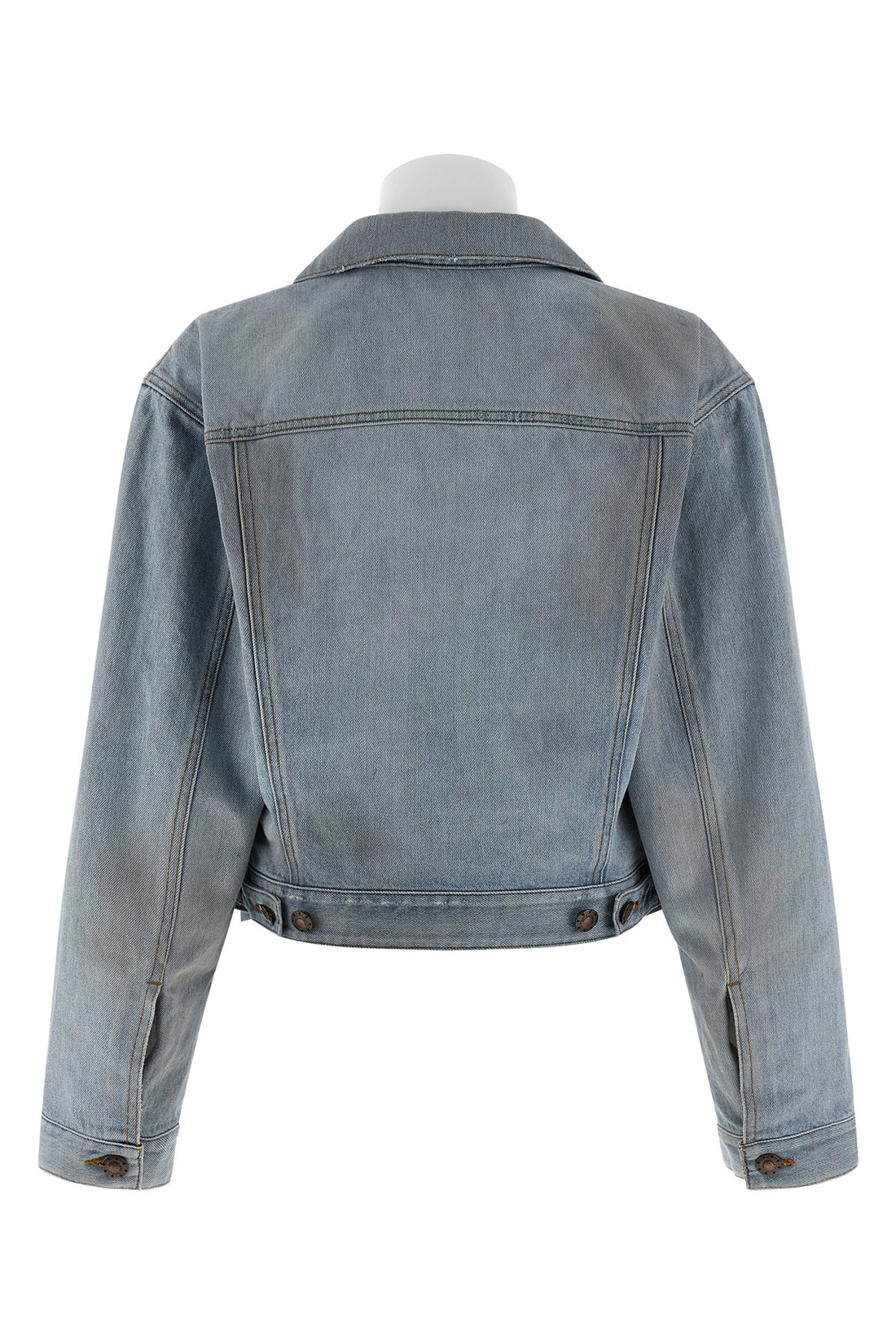 BALENCIAGA M stonewashed cotton denim jacket