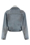 stonewashed cotton denim jacket