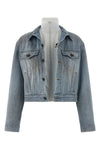 stonewashed cotton denim jacket
