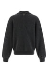 compact wool knit sweater