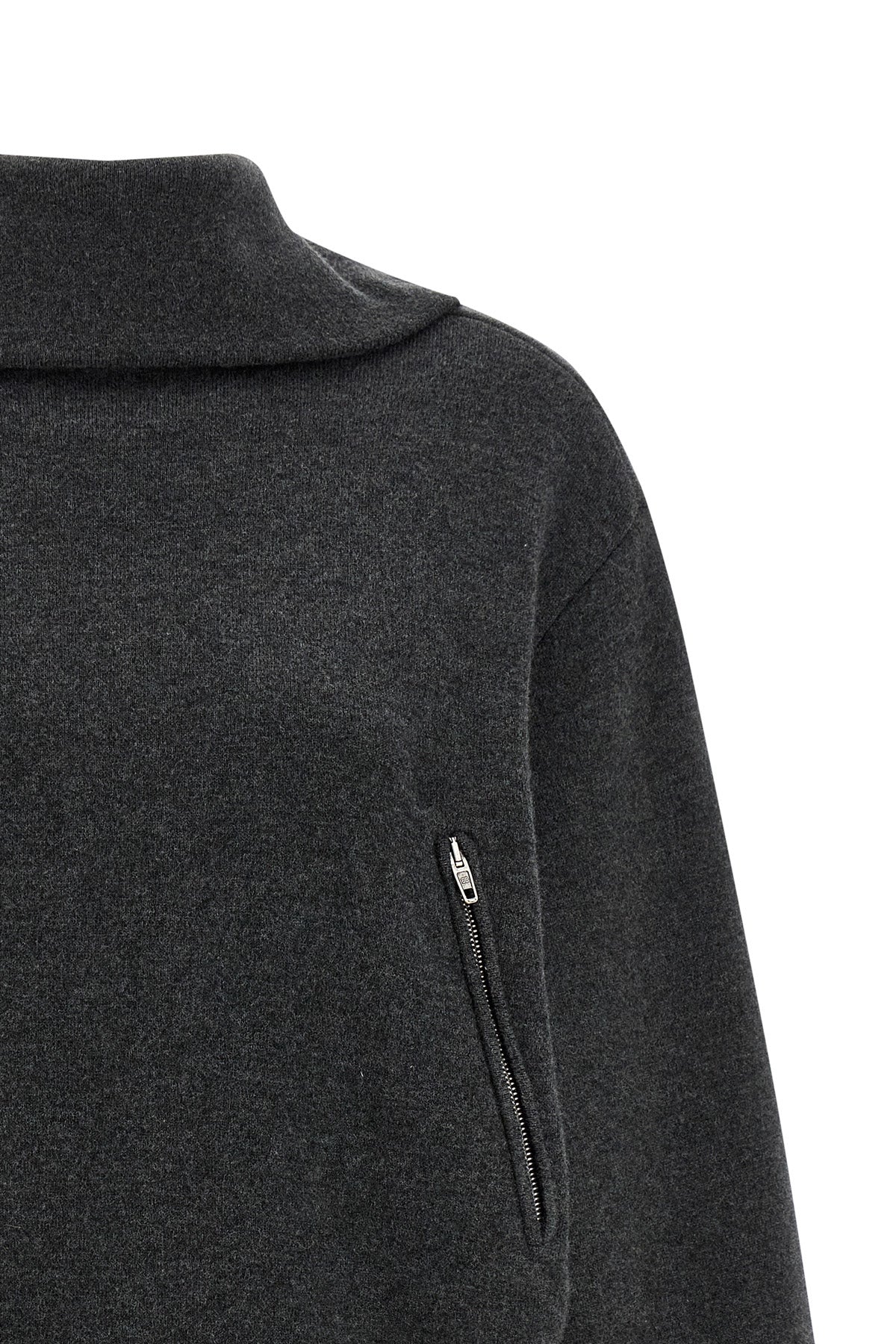 compact wool knit sweater