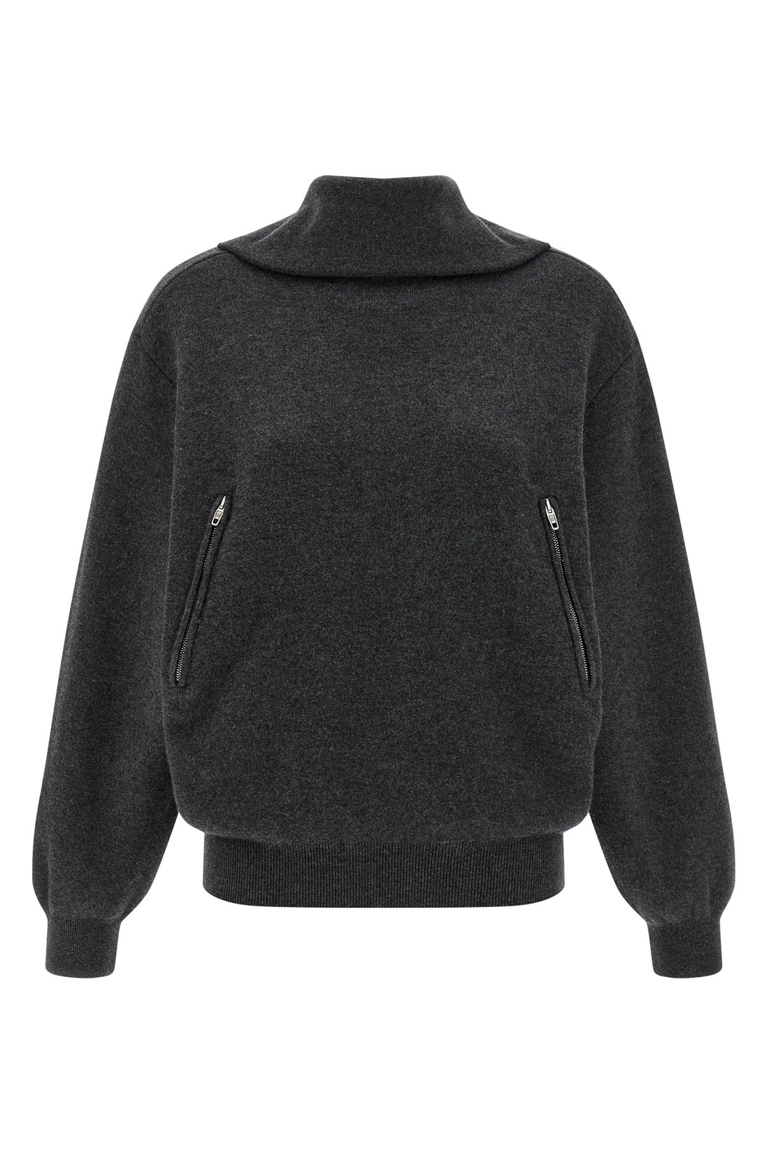 BALENCIAGA M compact wool knit sweater