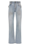 city used-effect cotton denim jeans
