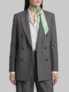 anthracite double-breasted jacket