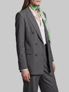 anthracite double-breasted jacket