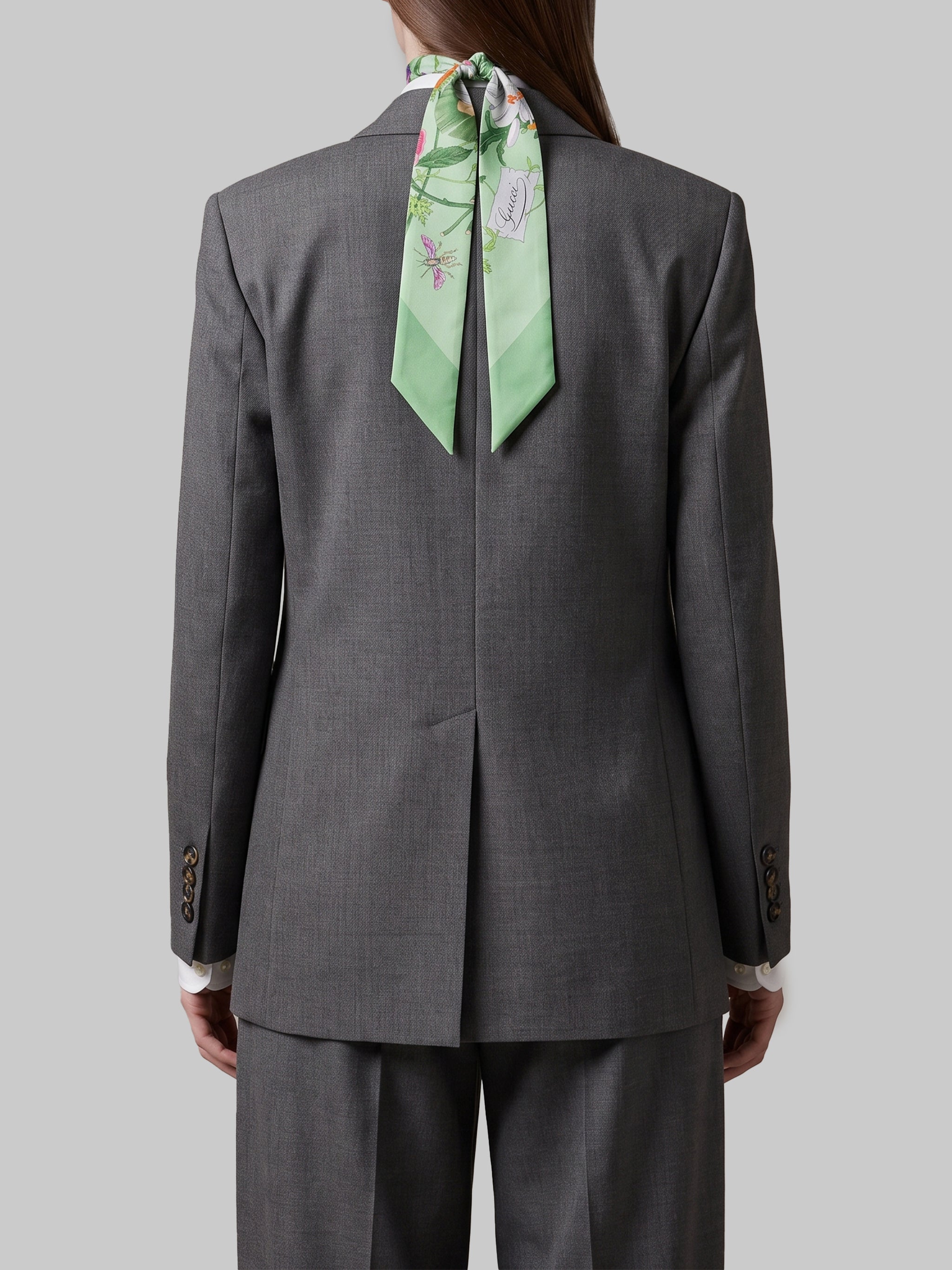 anthracite double-breasted jacket