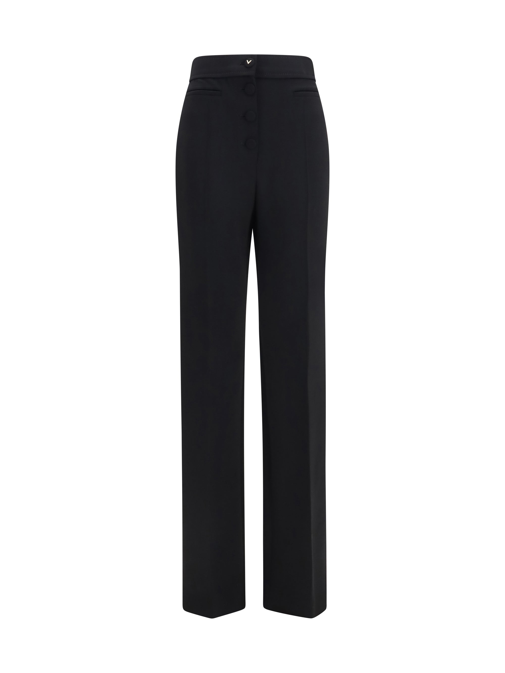wool flare pants