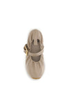buckle strap ballerinas