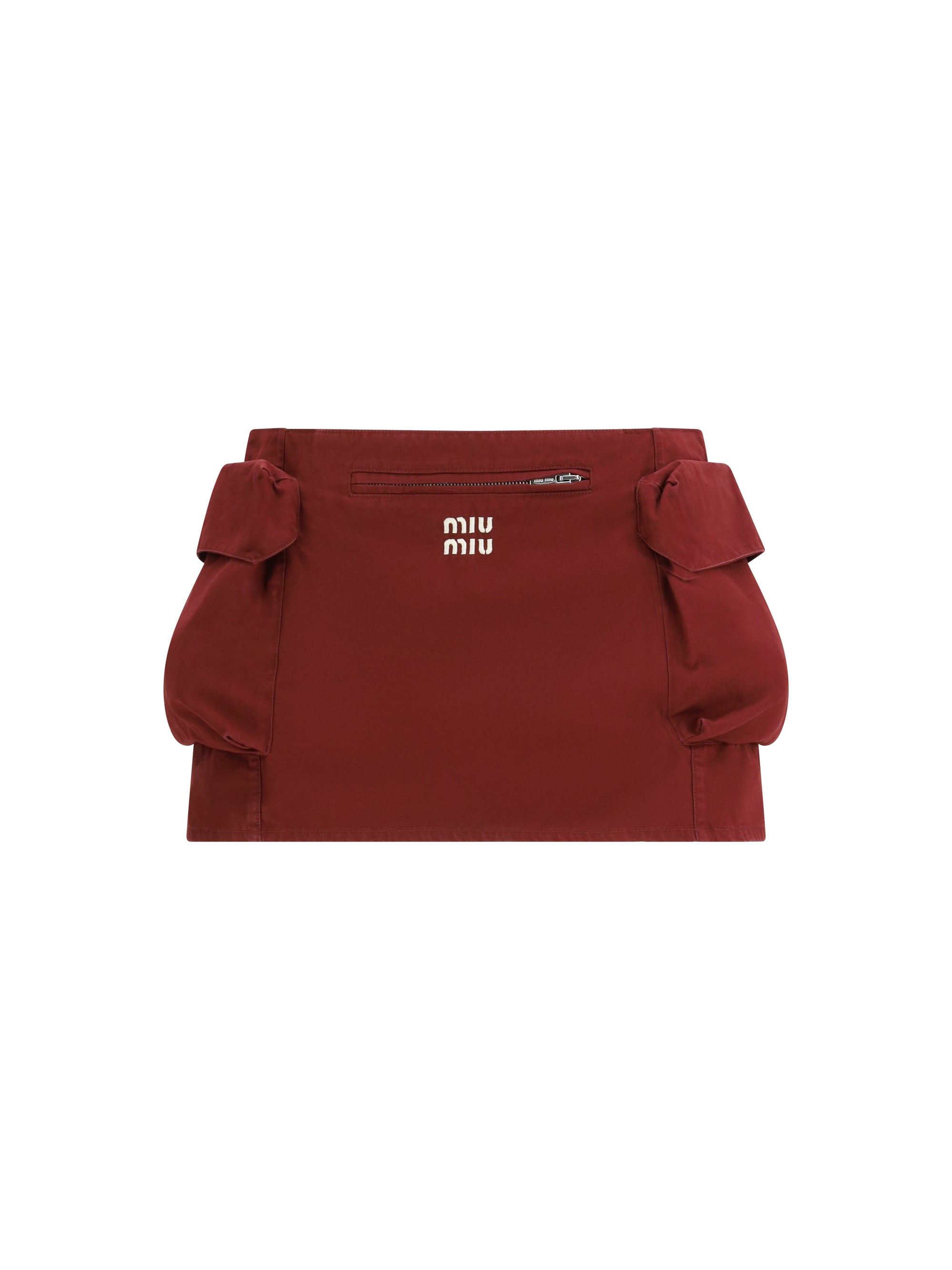 cotton mini skirt