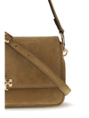 charlie mini suede shoulder bag