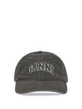 GANNI OS logo baseball cap