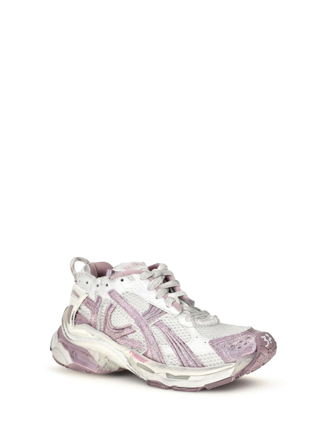 BALENCIAGA 36 runner glitter sneakers
