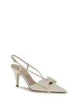 VALENTINO GARAVANI 36 bowow slingback leather pump