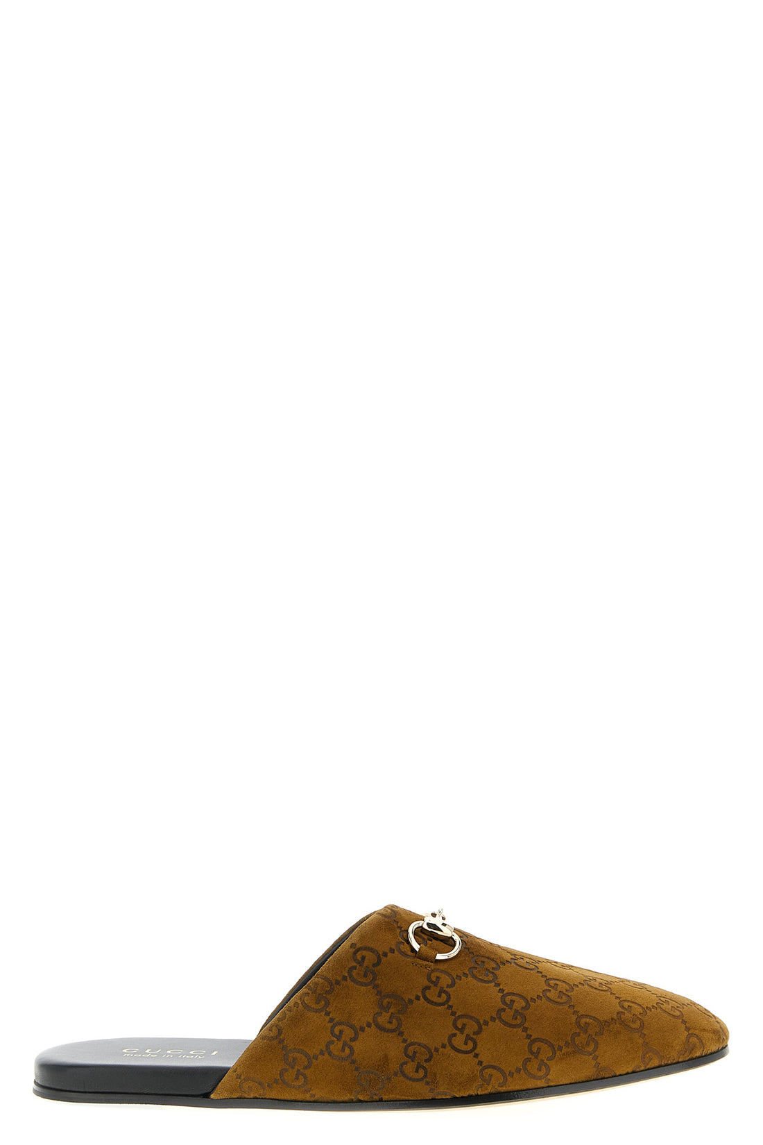 GUCCI 7 gg suede sabots