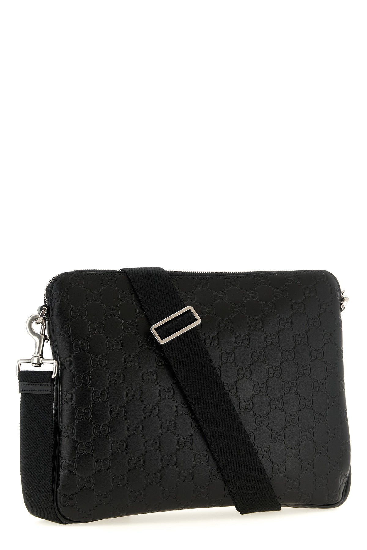 gucci gg emblem midi shoulder bag