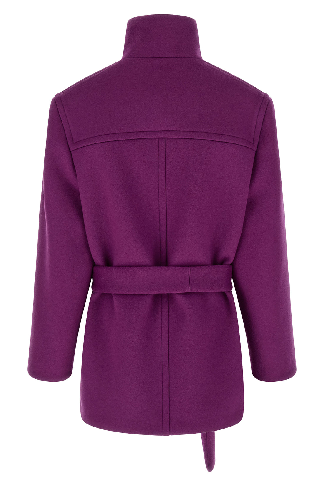 SAINT LAURENT 34 double-sided wool short coat