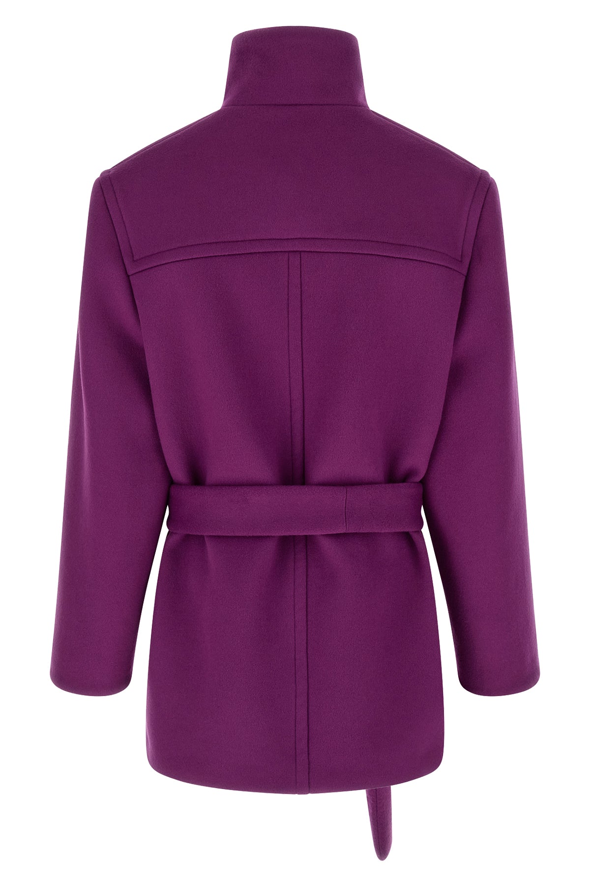 double-sided wool short coat
