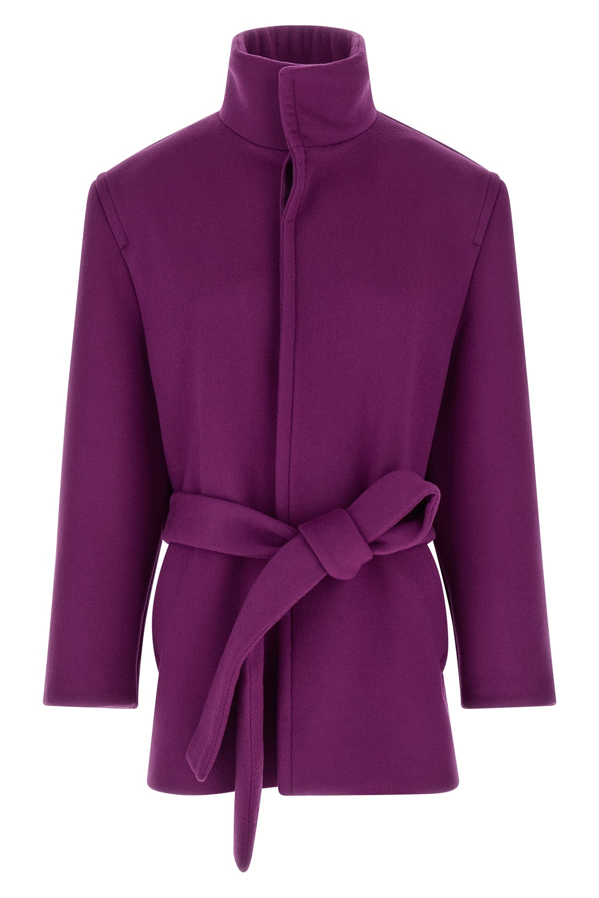 double-sided wool short coat