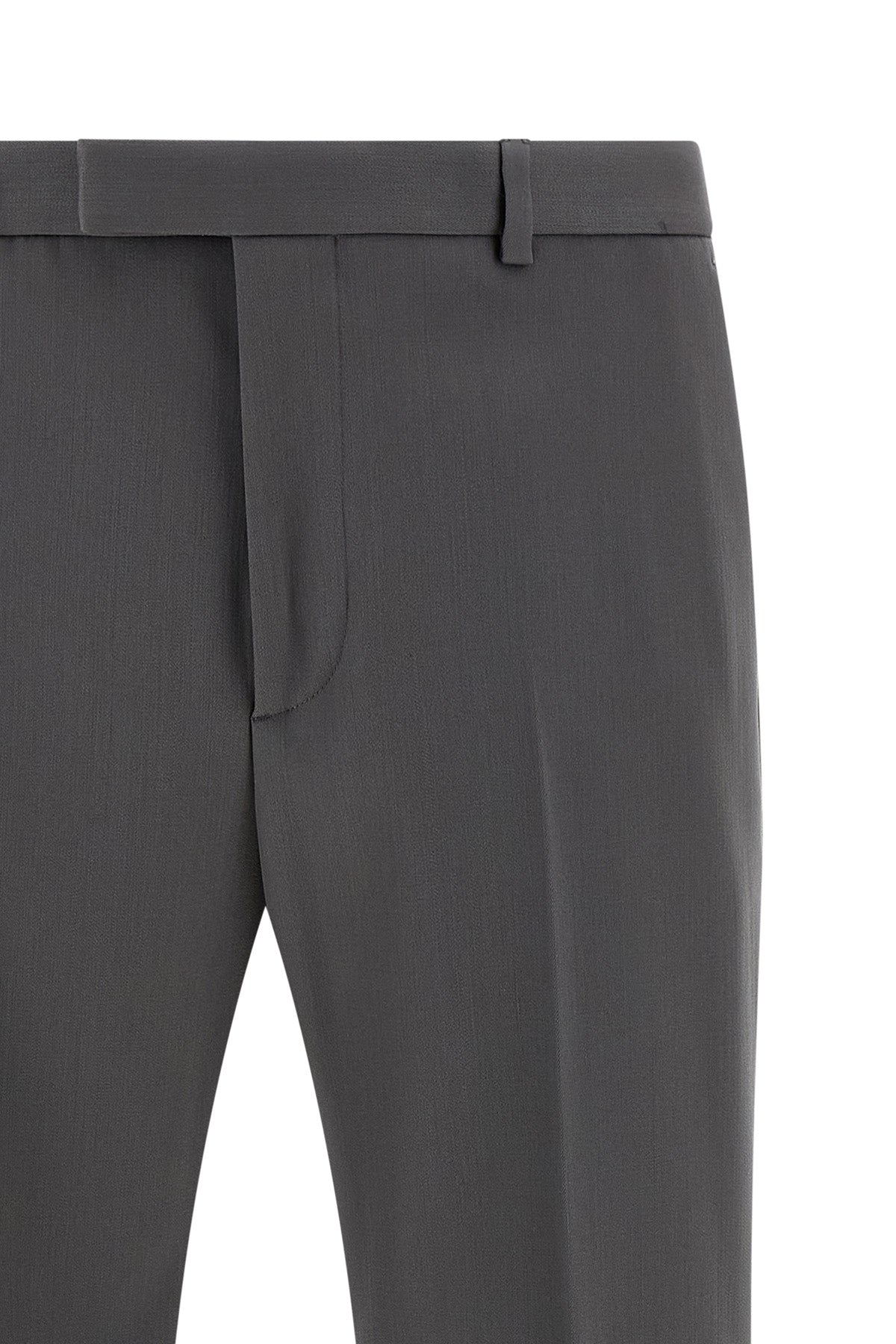 heavy wool satin trousers