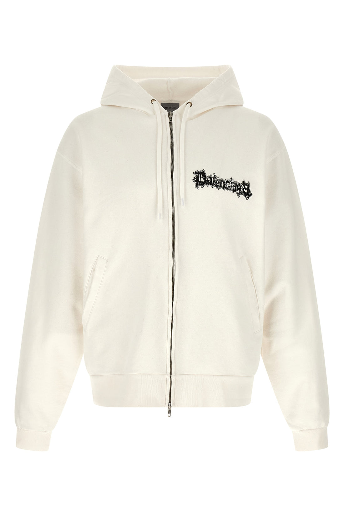 BALENCIAGA M dry used-effect jersey hoodie