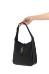 micro le 5 à 7 shoulder bag in hammered leather