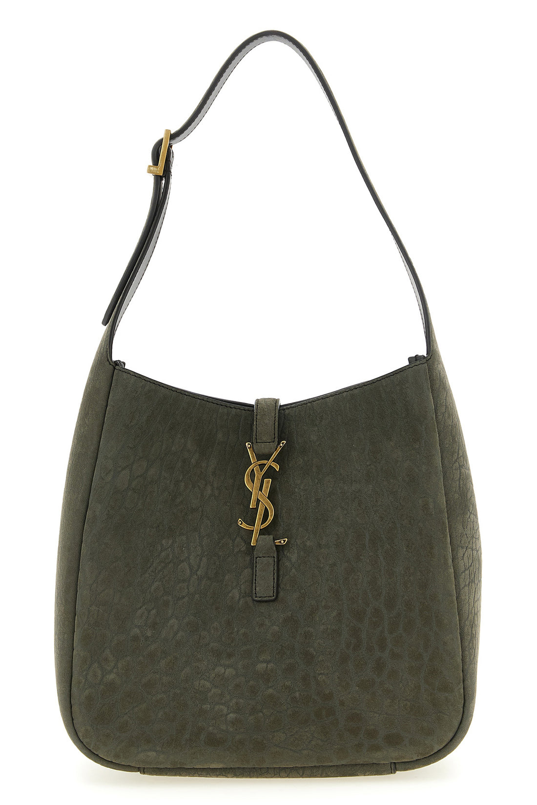SAINT LAURENT OS micro le 5 à 7 shoulder bag in hammered nubuck leather