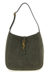 micro le 5 à 7 shoulder bag in hammered nubuck leather