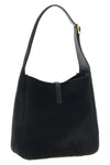 small le 5 à 7 shoulder bag in pony-effect leather and smooth leather
